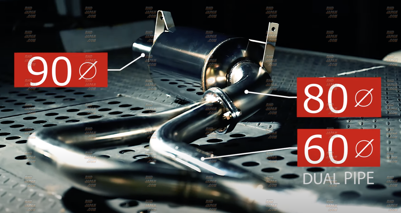 Star Road Low Down Muffler Exhaust System - Fairlady Z S30